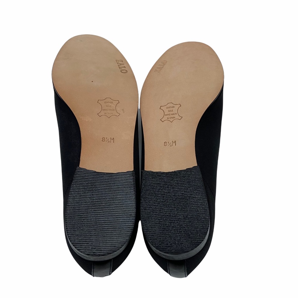 ZALO Black Faille Silk Koi Fish Embroidered Smoking Loafers - Picture 8 of 10